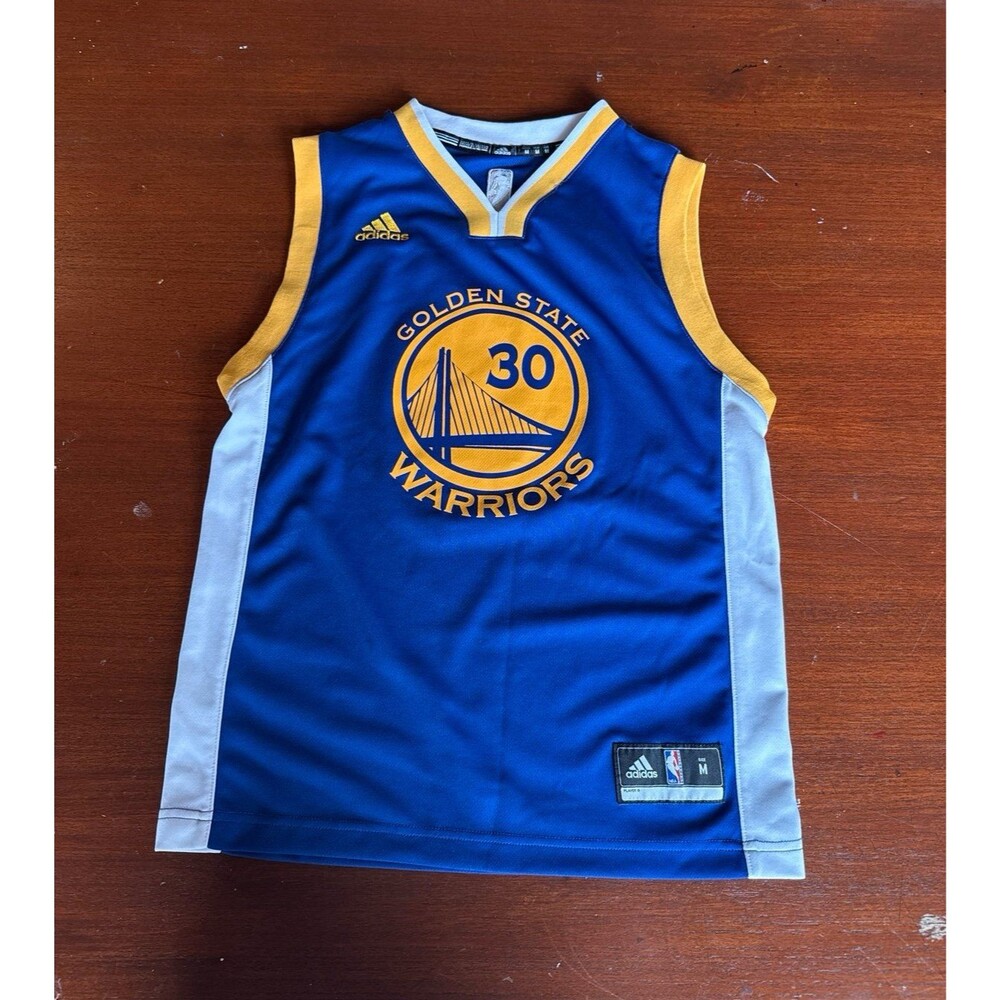 NBA STEPH CURRY GOLDEN STATE WARRIORS ADIDAS YOUTH JERSEY